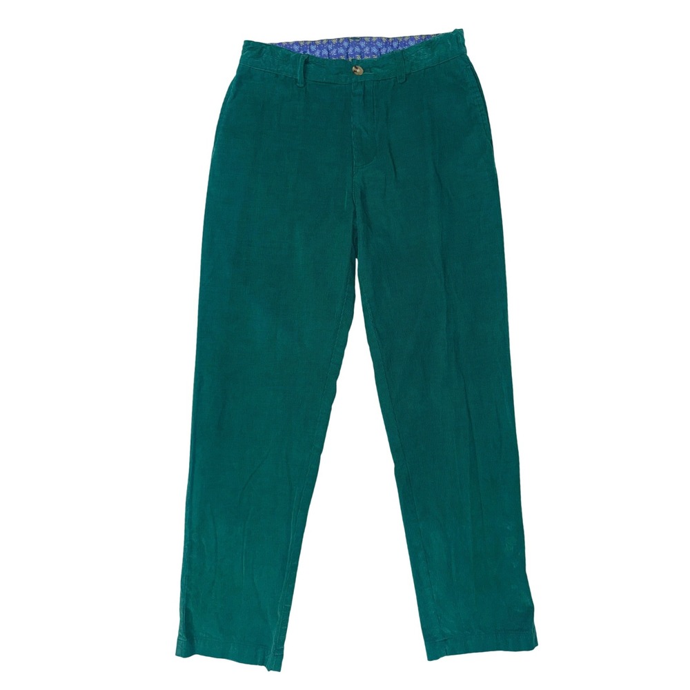 J. Bailey Boys Teal‎ Green Corduroy Pants Size 10 Adjustable Waist Trousers